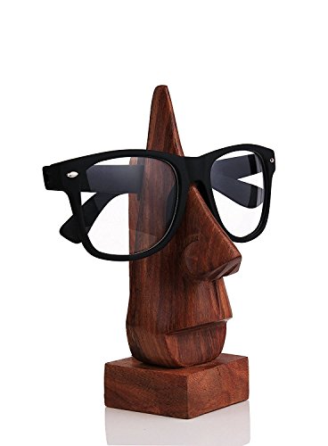 WhopperIndia classico fatto a mano in legno naso forma occhiali porta occhiali da sole occhiali da sole titolare perfetto arredamento per la casa