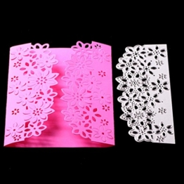 FNKDOR Fustelle per Scrapbooking Metallo Cutting Dies DIY Carta Fustella Stencil Album Foto, Accessori per Big Shot e altre macchina (E) - 1