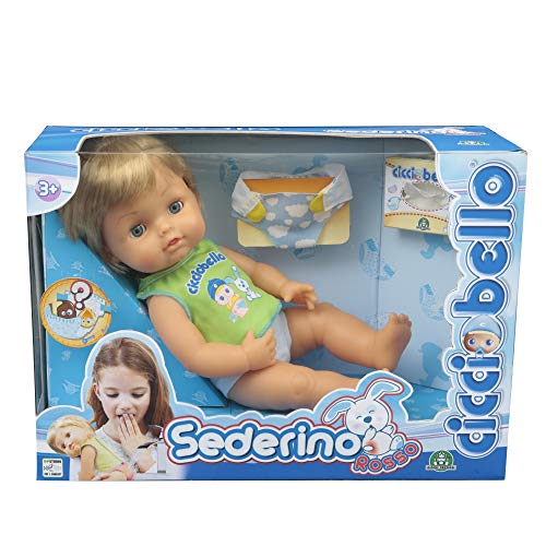 Giochi Preziosi Cicciobello Sederino Rosso, Bambola con Accessori per Curare l’Irritazione da Pannolino, Età consigliata 3+ anni