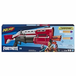 Hasbro Nerf- Fornite Mega Blaster con dardi, Colore Rosso, E7065EU4 - 1