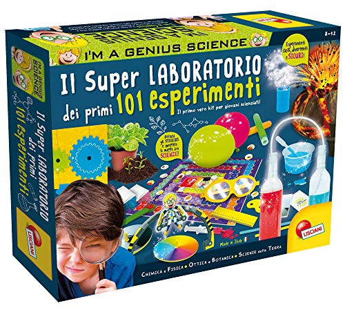 Lisciani Giochi – Super Laboratorio dei Primi 101 Esperimenti, Multicolore, 69330, 8 – 12 anni