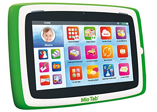 Liscianigiochi-Mio Tab 7″ Preschool Tablet Prescolare, 16 GB Memoria Flash, espandibile, 71968