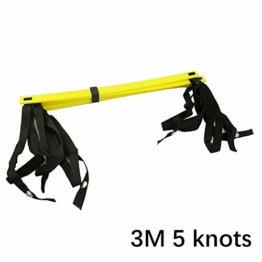 Arisesun, scaletta in Nylon con Cinghie di agilità e velocità, scaletta per Calcio e velocità, Attrezzatura Sportiva - 1