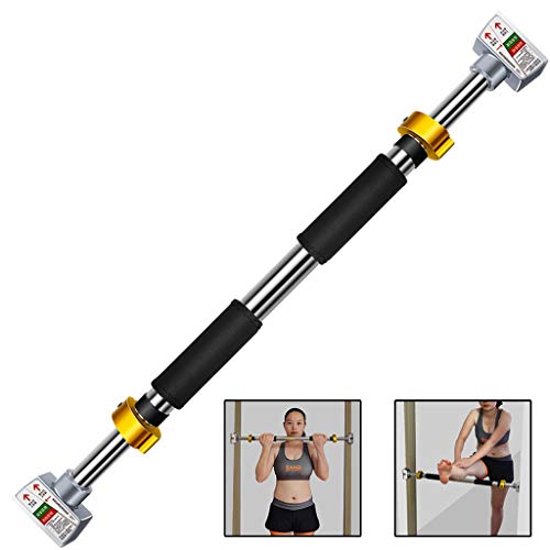 Barra Orizzontale Barre Orizzontali sulla Porta di Casa Senza Punch Pull-up Attrezzature per Il Fitness A Casa Sport da Parete Indoor Articoli Sportivi Unipolari (Color : Silver, Size : 8 * 8 * 94cm)