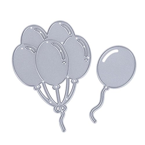 Demiawaking Palloncino Fustella per DIY Scrapbooking Album Foto Segnalibro Taglio del Mestiere Embossing Manuale Stencil Stampo a Goffratura (04)
