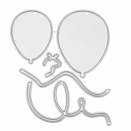 Demiawaking Palloncino Fustelle per Scrapbooking Stencil Cutting Dies DIY Scrapbooking Album Foto Segnalibro Mestiere Decorativo per Biglietti di Auguri - 1