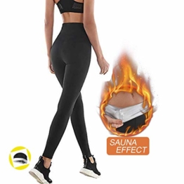 NHEIMA Pantaloni Sauna Dimagranti, Leggings Anticellulite Donna Fitness, Legging Termici Vita Alta in NANOTECHNOLOGIE per Sudar- Effetto Snellente e Push Up – Ideale per Yoga Corsa Palestra Sport - 1