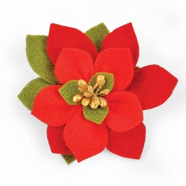 Sizzix Bigz Fustella a Forma, Stella di Natale Fiorita - 1