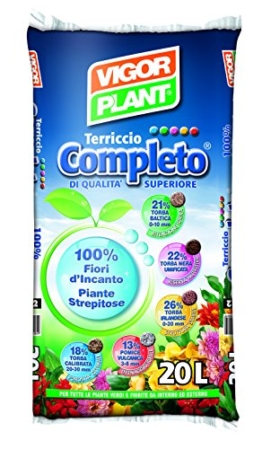 VIGORPLANT Terriccio COMPLETO Universale Di QUALITA' 20 LT - 1