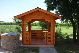 DEKALUX Gazebo in Legno 2,5X2,5 - 1