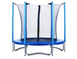 FA Sports Flyjump Monster Garden-Trampolino, Blu - blu 2, 244 cm - 1