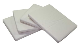 GHIOCUSCINI Cuscino da Giardino per Esterni, per Poltrona,Salotto,SALOTTINO,Divano,DIVANETTO Rattan/MIDOLLINO Set da 4 PZ. Mis cm 58 X51 SP. 5 cm Tessuto COT/Poly Colore Ecru' - 1