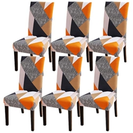 Searchl - Coprisedia per sala da pranzo, moderno, elasticizzato, 2/4/6 pezzi, per casa, hotel, ristoranti e matrimoni - 1