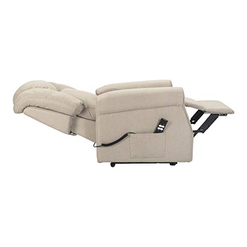POLTRONE ITALIA – Poltrona alzapersona elettrica 2 mot Tutte Posizioni Ottima circolazione No Montaggio Sicurezza CE Medicale DETRAIBILE 19% – Poltrona-Jessica-2M-MIBRO Marrone Microfibra