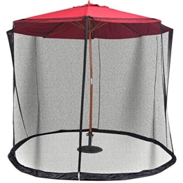 Tenflyer Patio Umbrella Zanzariera a Rete con Cerniera per ombrelloni Patio - 1