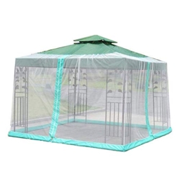 YLLN Zanzariera per Giardino Ombrellone Schermo per Esterni Tavolo Tavolo Mobili da Giardino con Cerniera Adatto per ombrelloni e tavoli per ombrelloni Ombrelloni - 1
