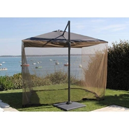 ZANZARIERA PROTETTIVA PER OMBRELLONE 3x3 MT ACCESSORI ARREDO GIARDINO - 1