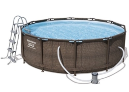 Bestway 56709 piscina fuori terra Piscina con bordi Piscina rotonda 9150 L Marrone - 1