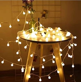 JP-LED Catena Luminosa Di Luci Led 13M【filo di 100 lampadine 10M e Cavo Di Prolunga 3M】Luci Da Esterno E Interno Con 8 Modalità Flash. Per Giardino, Casa, Feste, Natale, Matrimonio, Decorazioni - 1