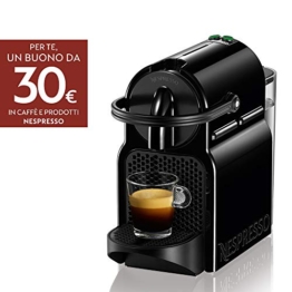 De'Longhi Nespresso Inissia EN80.B Macchina per caffè espresso, a capsule, 1260 W, 1 Tazza, 14 Decibel, 19 bar, Plastica, Nero (Black) - 1