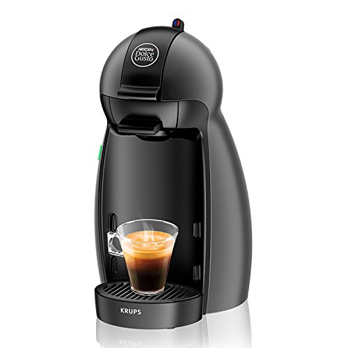 Krups KP100B Nescafé Dolce Gusto Piccolo – Macchina per Caffé Espresso in capsule e Altre Bevande, 1500 W, 15 BAR Nero (Antracite)