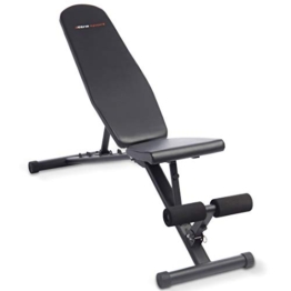 Ultrasport 331100000163, Banco Manubri Universale, Allenamento Pieghevole, Carico Fino a 500 kg, Utilizzabile a Casa Come Panca Fitness o Trainer per Addominali Unisex-Adulto, Nero, Taglia Unica - 1