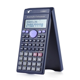 Aibecy Calcolatrice Scientifica - 240 Funzioni e 2 Display LCD Linea per Ufficio / Medio Studenti Delle Scuole Superiori ,SAT/AP Calculate Counter - 1