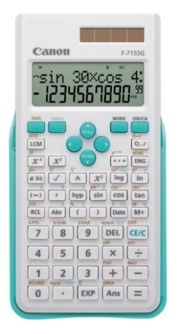 Canon F-715SG Calcolatrice Scientifica, Bianco/Azzurro - 1