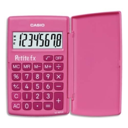 CASIO LC-401LV-PK calcolatrice tascabile - Display a 8 cifre, di colore rosa - 1