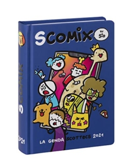 Comix - Diario 2020/2021 16 Mesi - Comix Scottecs by Sio colore Blu - Medium - 1