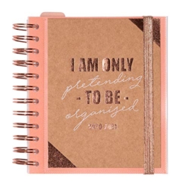 Diario Scuola Giornaliero 2020/2021 Kraft, 11 mesi, daily planner, 14x16 cm - 1