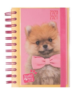 Diario Scuola Giornaliero 2020/2021 Studio Pets Dog, 11 mesi, 11,4x16 cm - 1