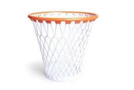 Excelsa Basket Cestino Canestro Gettacarta, Polipropilene, Bianco - 1