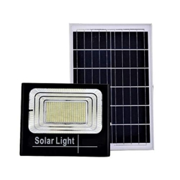 Faro LED SMD 200 W pannello solare energia crepuscolare telecomando DR - 1