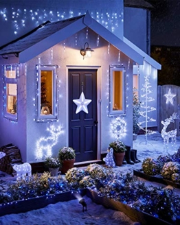 Litogo Luci LED Batteria, Catena Luminosa 5m 50 LED Fairy Light Filo Rame Ghirlanda Luminosa Lucine LED Decorative Waterproof per Camere da Letto Giardino Casa Feste Natale Matrimonio (Bianco freddo) - 1