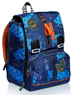 Zaino Estensibile Seven, Fly Stars, Blu, Scuola elementari e medie - 1