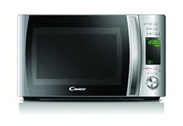 Candy Microonde CMXG20D - Grill e App Cook-in, 20L, 40 Programmi Automatici, 700 W, Argento, 25.9 x 35.75 x 44 cm - 1