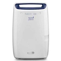 De'Longhi DEX212F Tasciugo AriaDry Deumidificatore Ambiente Casa, 300 W, 12 Litri, 37 Decibel, Plastica, Bianco, 22 x 33.4 x 50.8 cm - 1