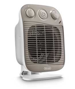 De'Longhi HFS50D22 Termoventilatore Vertical Edge, 2200 W, Plastica, Bianco/Beige - 1