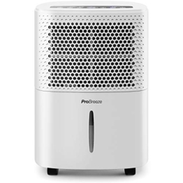 Pro Breeze Deumidificatore 12L / Day con display digitale dell'umidità, modalità Sleep, drenaggio continuo, asciugatura della biancheria e timer 24 ore - Ideale per umidità e condensa - 1