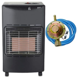 Stufa a gas infrarossi Tectro TGH242R 4200 W ODS sistema anti-ribaltamento ed assenza fiamma O2 REGOLATORE TUBO FASCETTE OMAGGIO - 1