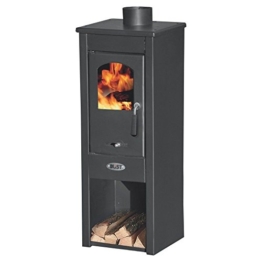 Stufa a legna 7kW antracite acciaio riscaldamento ambienti casa EKONOMIK LUX LM - 1