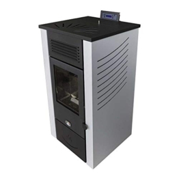 STUFA A PELLET VENTILATA CANADA 14 KW, 130 MQ di Superficie riscaldabile (BIANCO) - 1