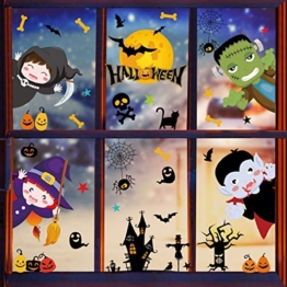 Voqeen Halloween Finestre Vetro Adesivi Pipistrelli Amico Adesivi Elettricità Statica Sticker Adesivi Accessori Halloween Finestra Adesivi per Halloween Party Decorazione Festival Fantasma - 1
