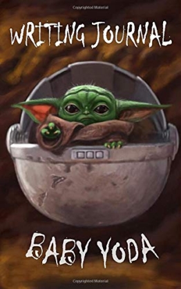 THE CHILD BABY YODA ft STAR WARS THE MANDALORIAN JOURNAL GIFT: Lined Journal, 60 Pages, 5x8, Soft Cover, Matte Finish - 1