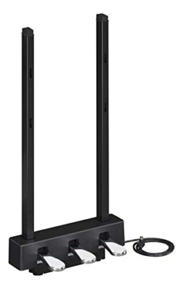 Yamaha LP-1B, Pedaliera per Pianoforte Yamaha P-125, Unità a 3 Pedali Portatile Compatibile con il Pianoforte Digitale Yamaha P-125 e P-121, Nero - 1
