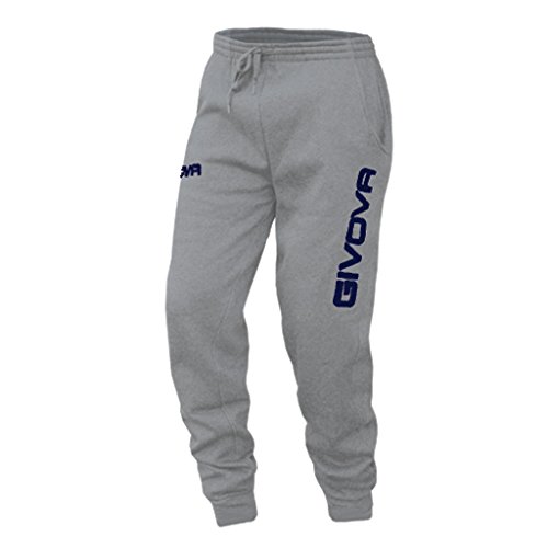 givova Tuta Uomo in Felpa Blu Full Zip calibrata Oversize Art G606C
