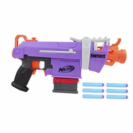 Hasbro Nerf Fortnite - SMG-E, Blaster Motorizzato con Clip di 6 Dardi, Include 6 Dardi Ufficiali Nerf Elite, Multicolore - 1