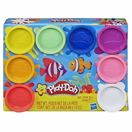 Hasbro Play-Doh 8 Pack Rainbow, 8 Barattoli - 1