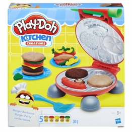 Hasbro Play-Doh-B5521EU6 Play-Doh Kitchen Creations Il Burger Set, Colore, 0816B5521EU6 - 1